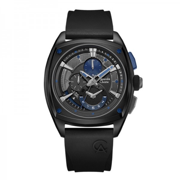 Alexandre Christie AC 6591 Full Black List Blue MCRUBBA